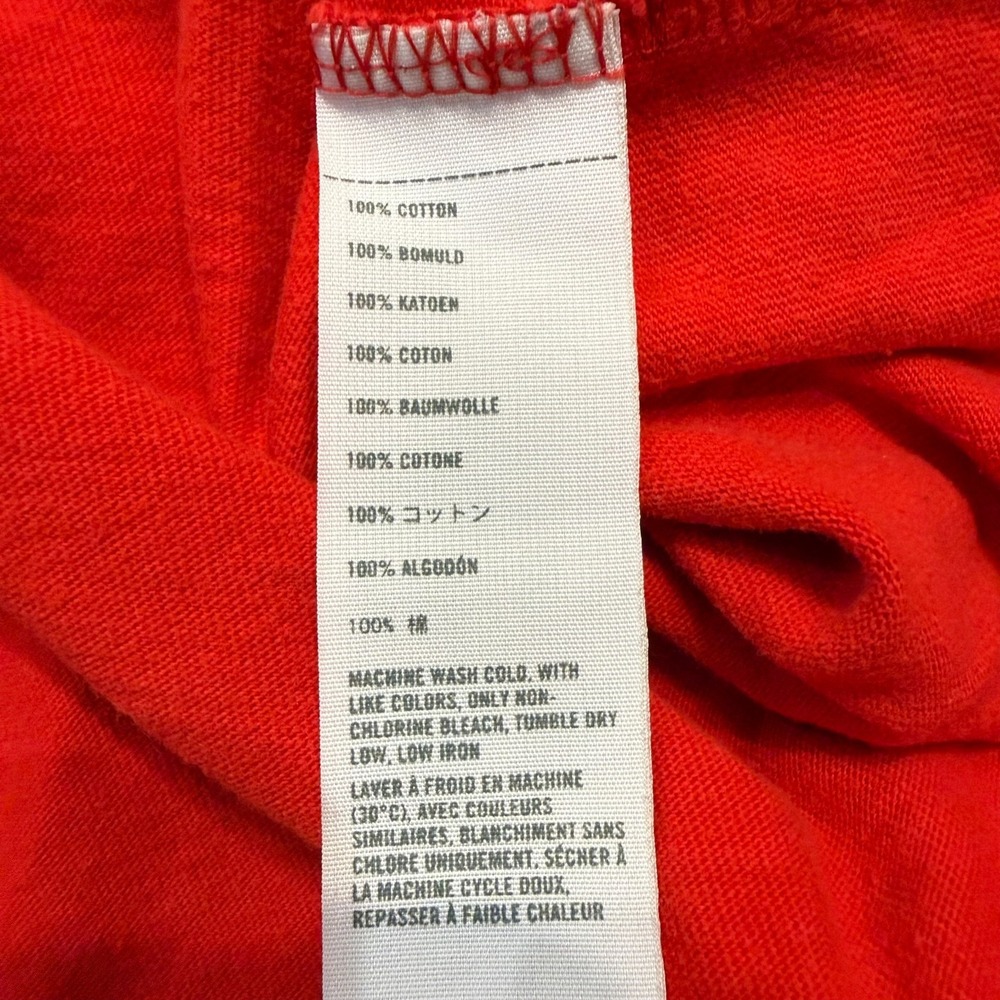 Hollister Mens Medium Vintage Y2K Red Longsleeve Shirt - Picture 4 of 5